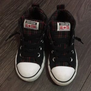 Plaid converse all stars